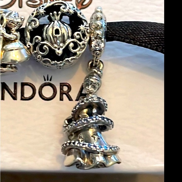 Pandora Jewelry - NIB Authentic Disney x Pandora Cinderella Magical Moment Dangle charm retired